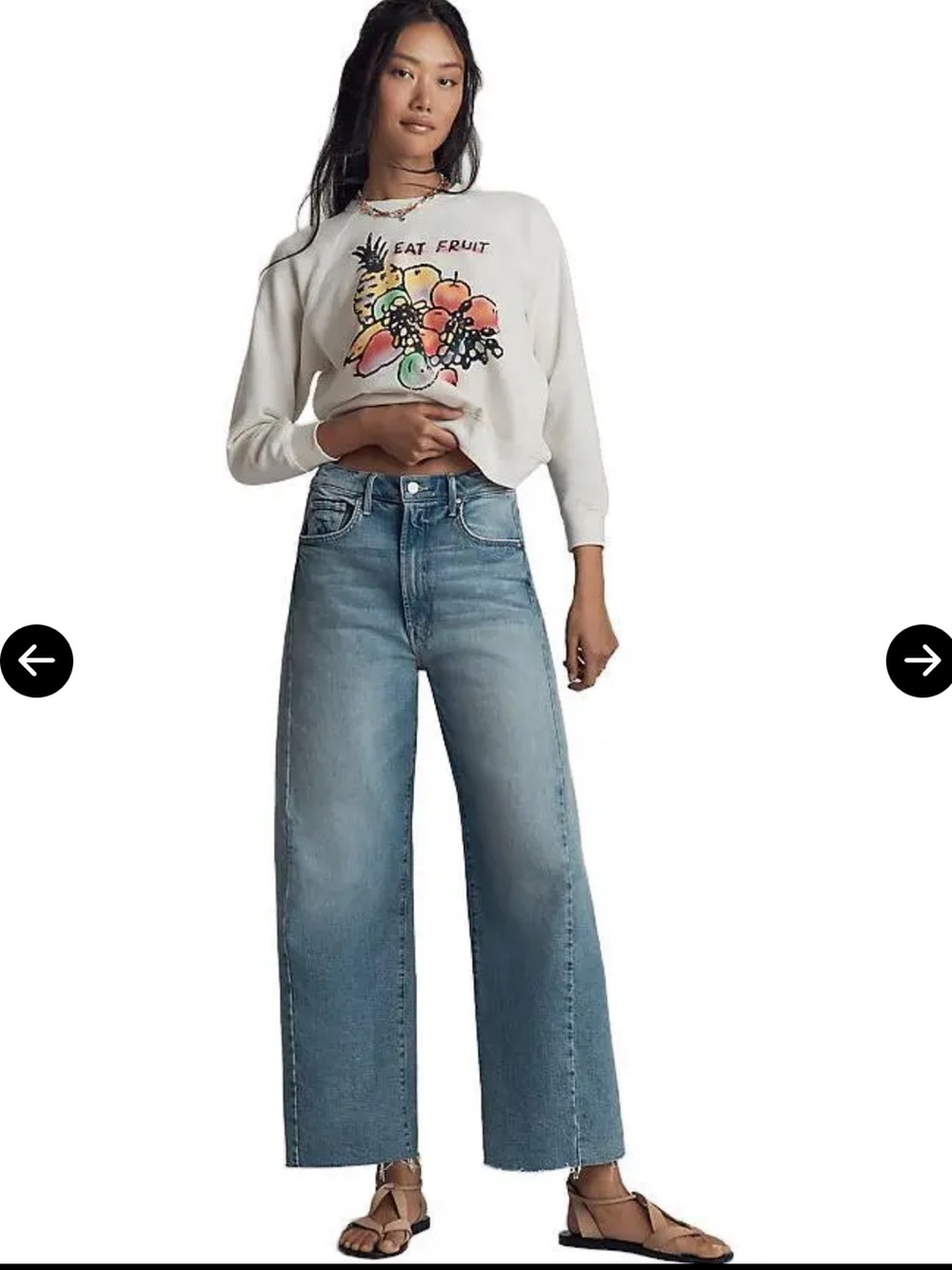 MOTHER The Half-Pipe High-Rise Tapered Jeans size 25